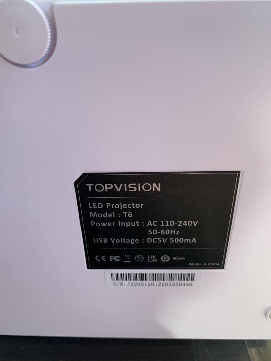 *TOPVISION LED Projector T6 проектор *