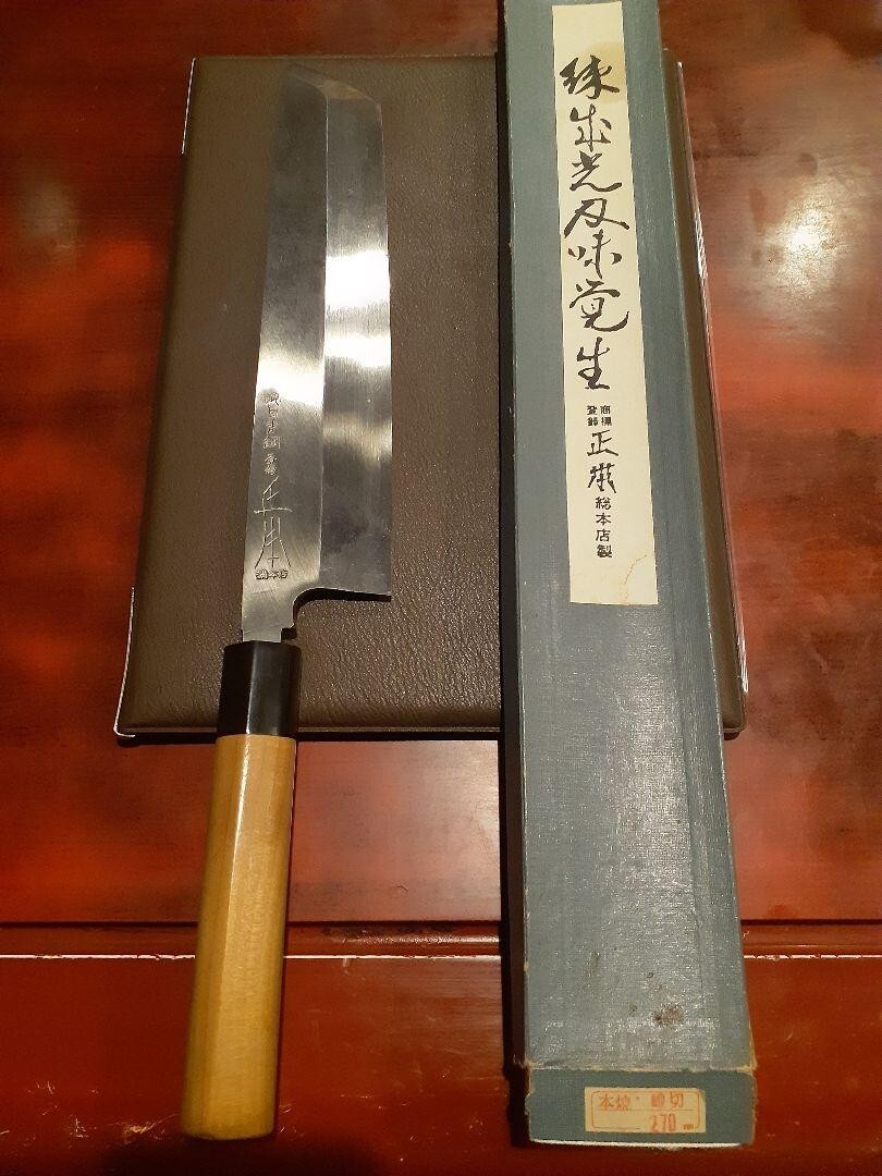 純日本鋼 本焼き 正本総本店 鱧切包丁 本焼 270 純日本鋼 本焼き 正本総本店 鱧切包丁 本焼 270