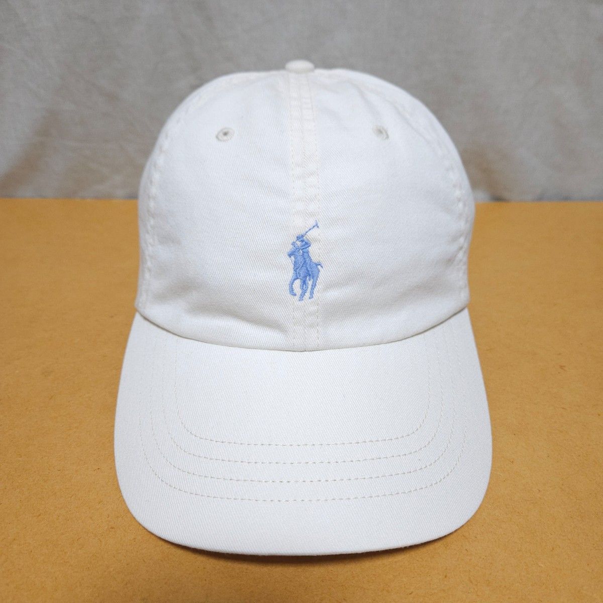 POLO キャップ 白 ホワイト ポロ ラルフローレン ポニー 水色 POLO キャップ 白 ホワイト ポロ ラルフローレン ポニー 水色