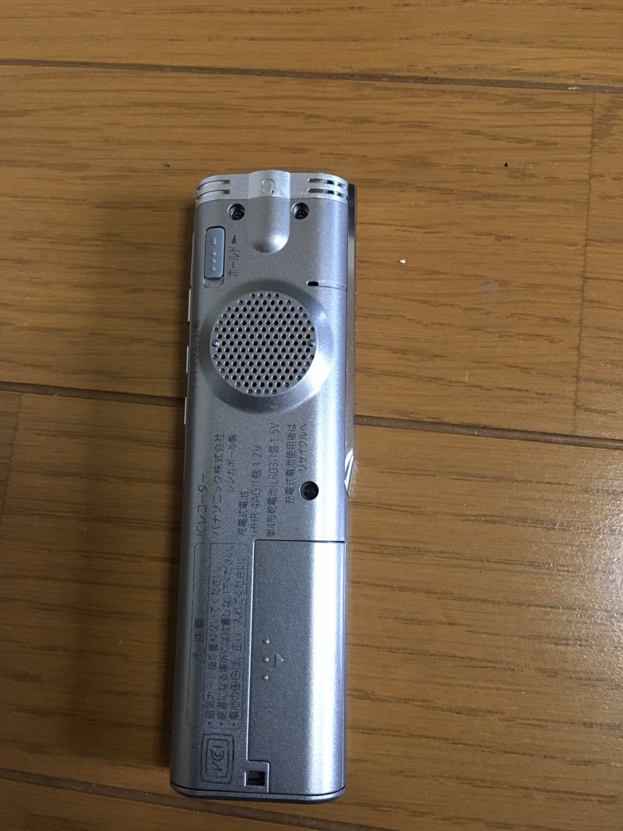 Panasonic ICレコーダー パナソニックICレコーダー ボイスレコーダー 4×ZOOM MIC MP3 RECORDING RR-US750 中古 単四電池×1で使用_画像2