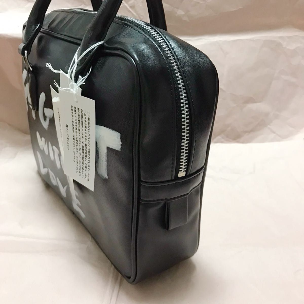 コムデギャルソン ガール メッセージペイントバッグ CDG GIRL コムデギャルソン ガール メッセージペイントバッグ CDG GIRL