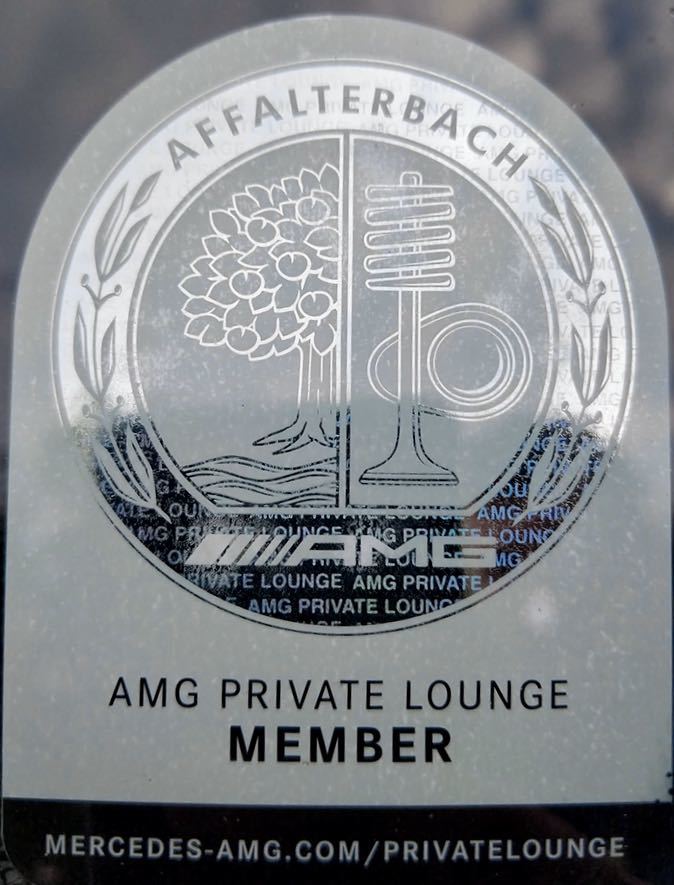  действующий не продается AMG Private Lounge Decal AMG private lounge стикер редкий ценный редкость A/B/C/E/S/CLA/CLS/GLA/GLC/GLE/GLS/G Class 