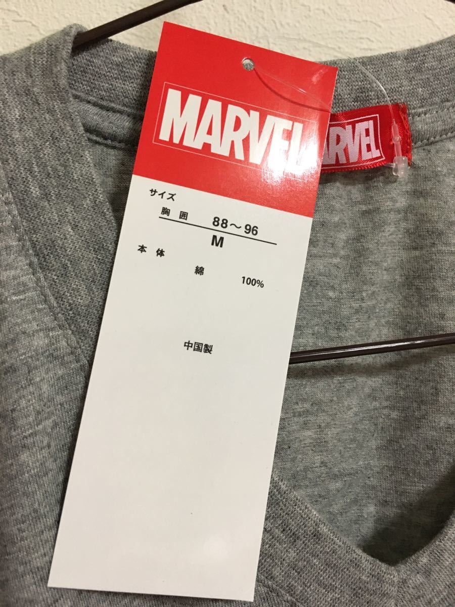 ☆新品☆   マーベル MARVEL  VネックTシャツ