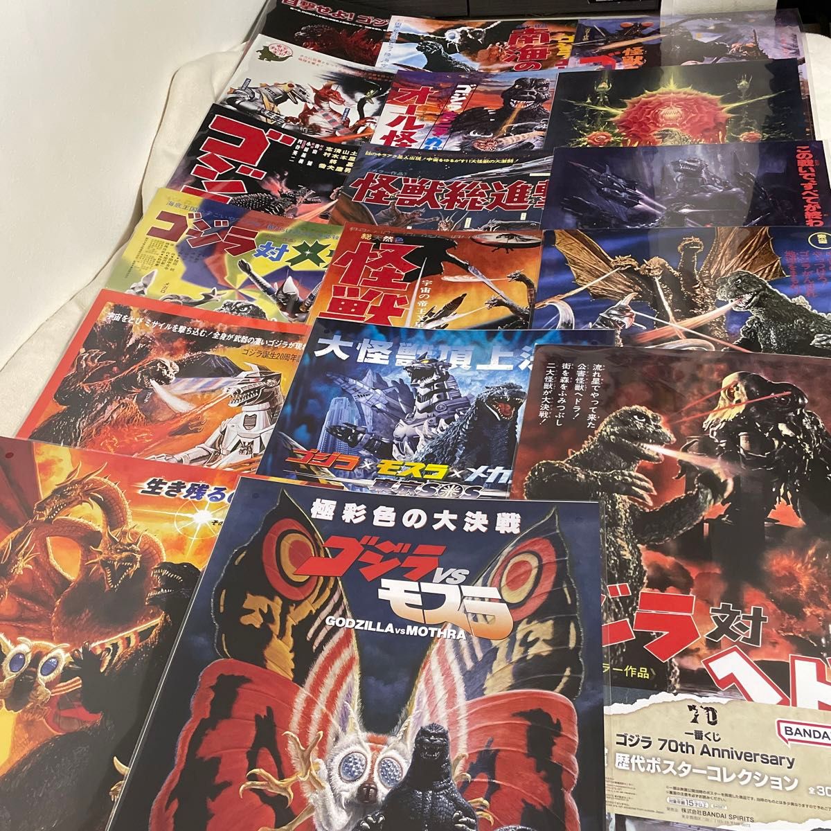 【画像参照】一番くじ ゴジラ C賞 歴代ポスターコレクション まとめ 17種 ゴジラ 一番くじ 70th Anniversary C賞 歴代ポスター