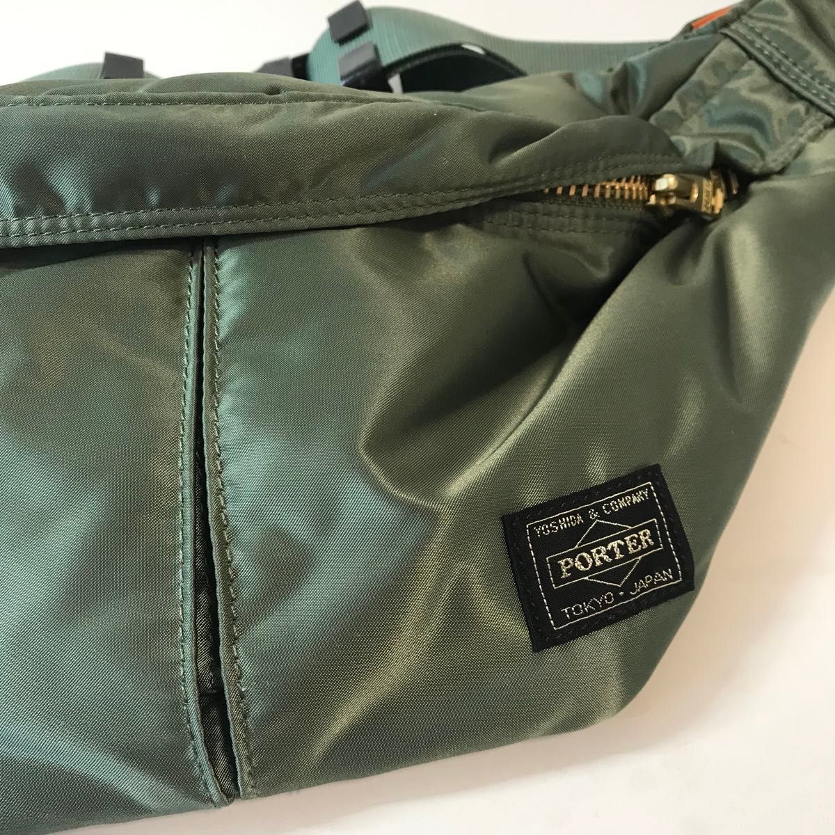 未使用 PORTER ポーター タンカー ウエストバッグ セージ 未使用 PORTER ポーター タンカー ウエストバッグ セージ