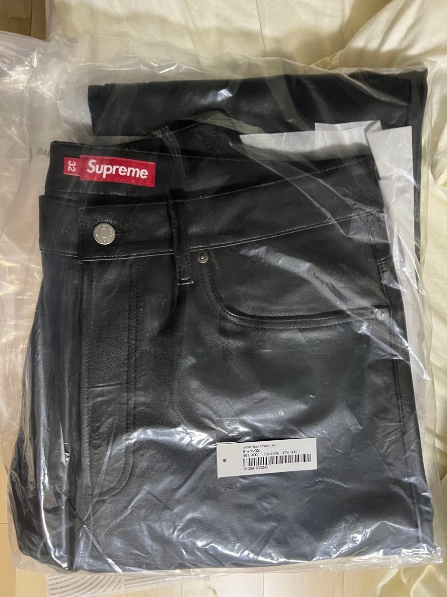 supreme Leather Baggy 5-Pocket Jean 32 レザーパンツ|Yahoo supreme Leather Baggy 5-Pocket Jean 32 レザーパンツ|Yahoo