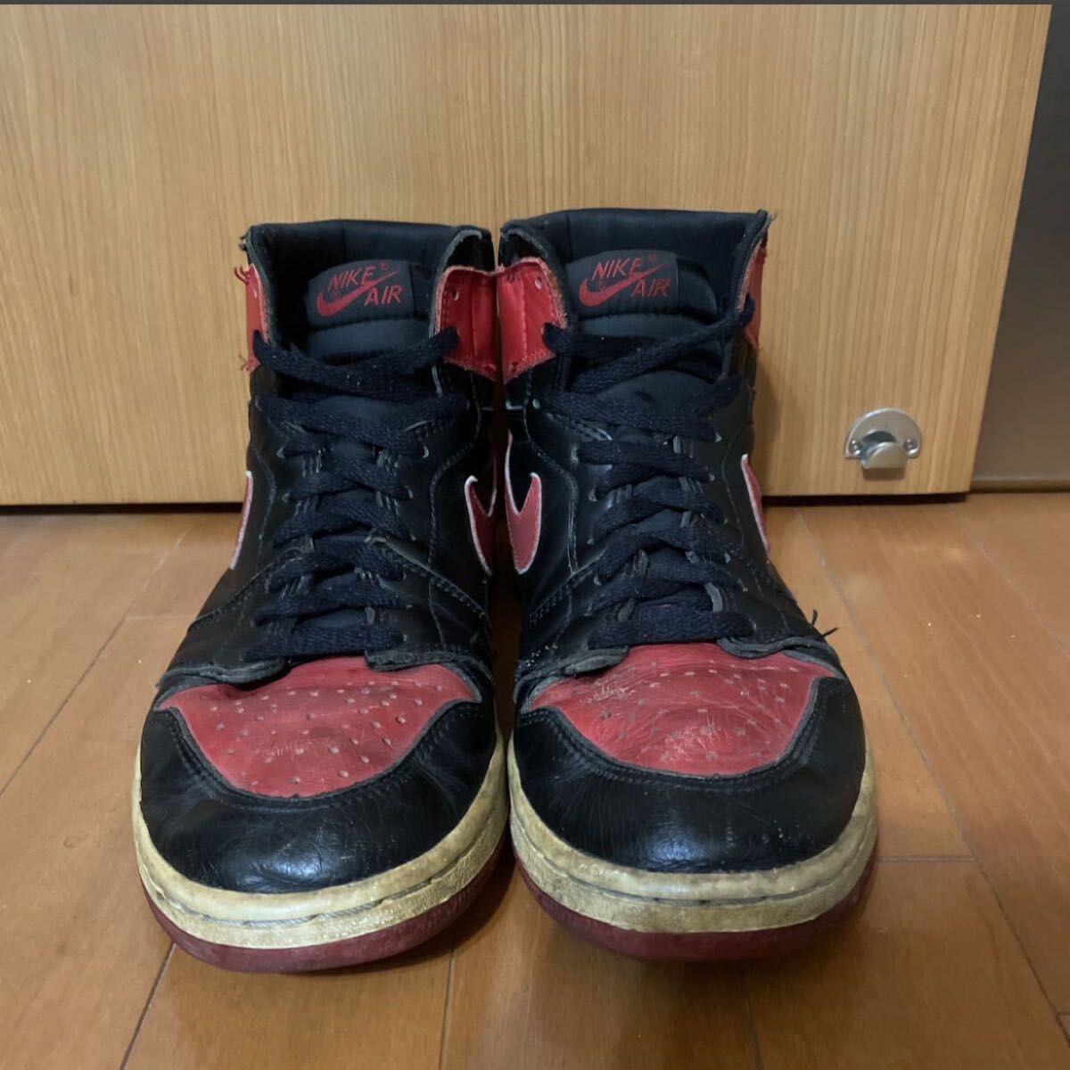 激レア『NIKE』AIR JORDAN1 94年製「BRED」 ハイカット 激レア『NIKE』AIR JORDAN1 94年製「BRED」 ハイカット