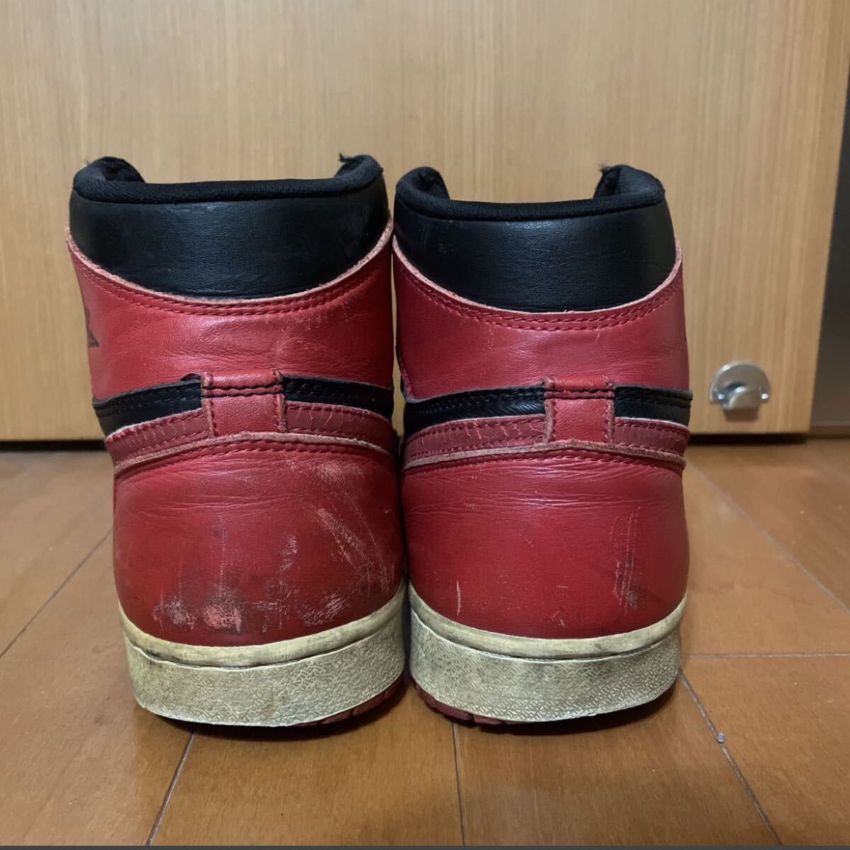 激レア『NIKE』AIR JORDAN1 94年製「BRED」 ハイカット 激レア『NIKE』AIR JORDAN1 94年製「BRED」 ハイカット