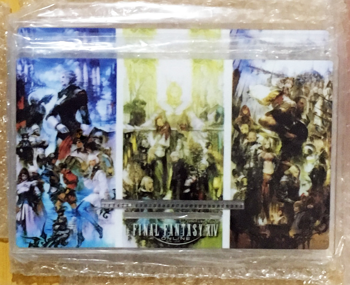 [ новый товар не использовался ] FFXIV ONLINE Final Fantasy 14 online акрил календарь искусство коллекция десять тысяч год календарь ⑤
