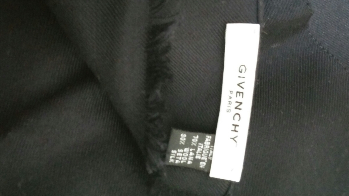 Givenchyji van si. Givenchy wool stole muffler large size Riccardo Tisci 