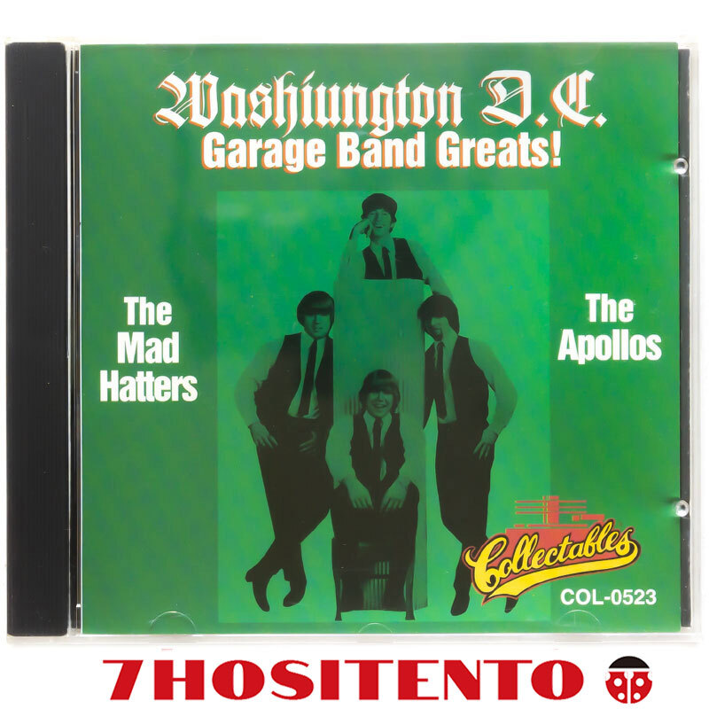 *US 60\'s гараж носорог ke*The Mad Hatters/The Apollos*Washington D.C.-Garage Band Greats*CD6 листов до включение в покупку отправка возможность 