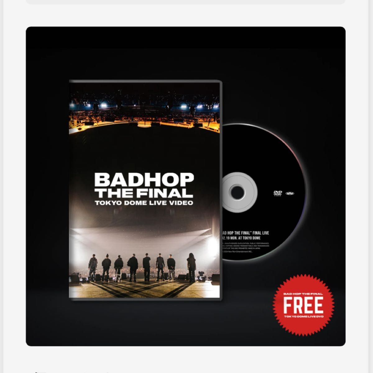 BAD HOP THE FINAL LIVE DVD 東京ドーム badhop バッドホップ BAD HOP THE FINAL LIVE DVD 東京ドーム badhop バッドホップ