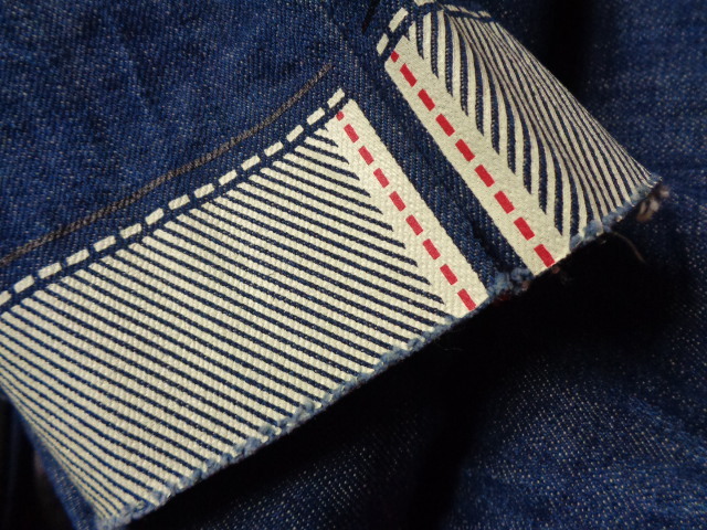G-STAR RAW by Mark Newson ジースターロウ バイ マークニューソン 裾赤耳プリントリジッドデニムジーンズ W31
