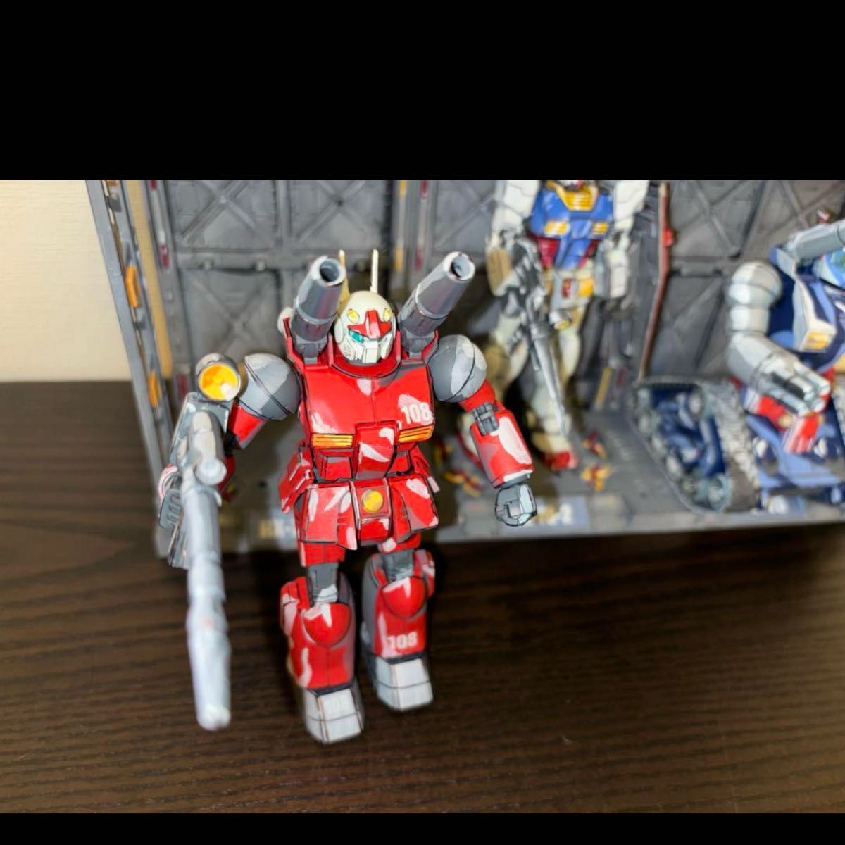 ガンプラ アニメ塗り ガンダムRX-77-2 ガンキャノンRX-78-2 ガンプラ アニメ塗り ガンダムRX-77-2 ガンキャノンRX-78-2