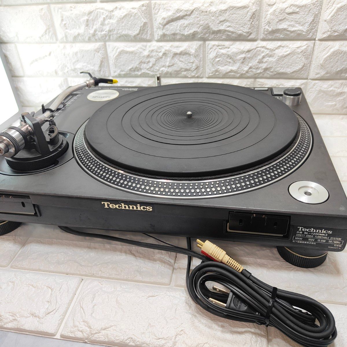 【カートリッジ付】Technics SL-1200MK3 ターンテーブル Technics sl-1200 mk3 ターンテーブルカートリッジ付き