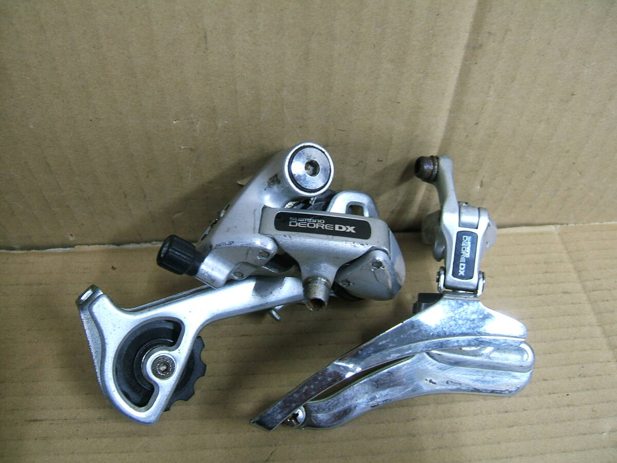 中古 前+リアディレイラー SHIMANO DEORE LX RD/FD-570/571 332 中古 前+リアディレイラー SHIMANO DEORE LX RD/FD-570/571 332
