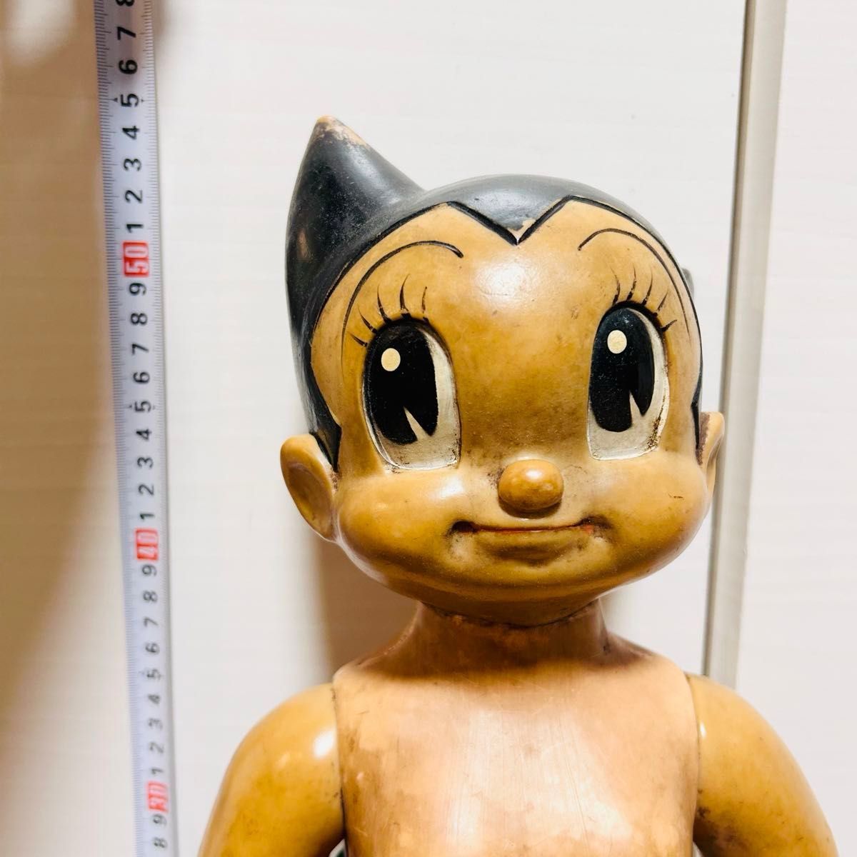 当時物】鉄腕アトム ソフビ フィギュア 約55cm 昭和レトロ 人形 当時物】鉄腕アトム ソフビ フィギュア 約55cm 昭和レトロ 人形