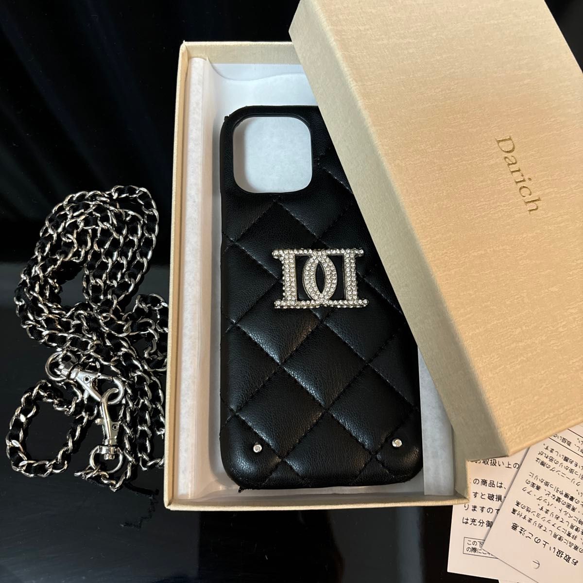 ダーリッチ Darich スマホケース iPhoneケース ブラック 黒 ダーリッチ Darich スマホケース iPhoneケース ブラック 黒