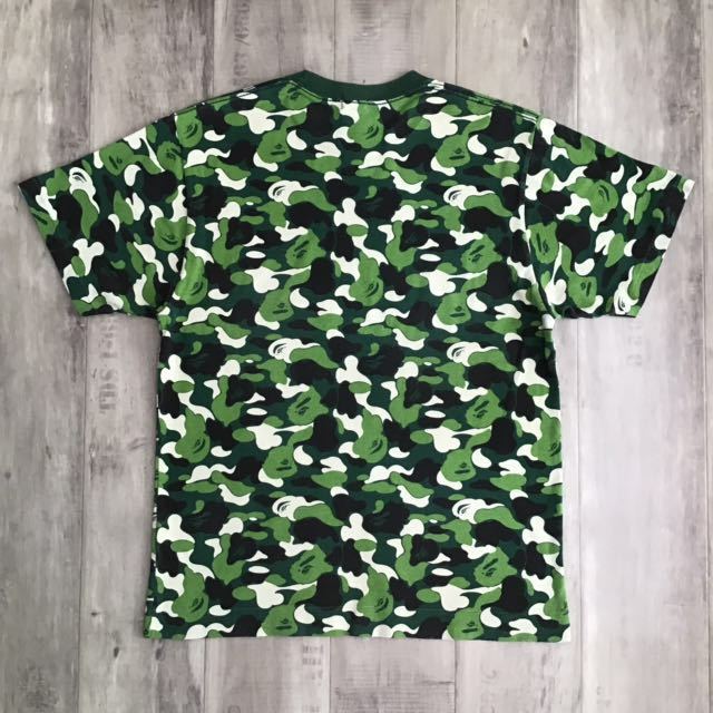 ABC camo green BAPE logo Tシャツ Mサイズ a bathing ape bape エイプ ベイプ アベイシングエイプ ABCカモ 迷彩 nigo 3907_画像4