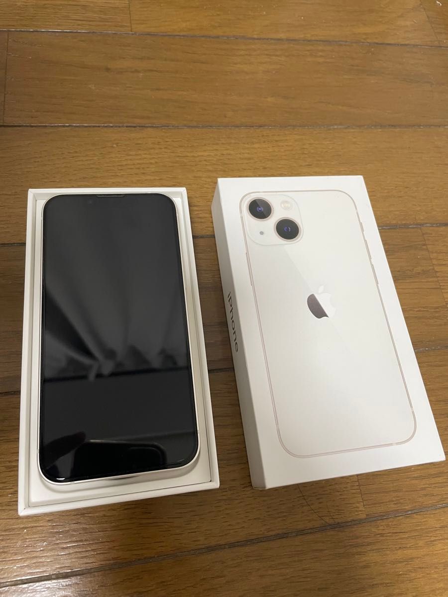 Apple iPhone 13 mini スターライト SIMフリー 128gb 美品 Apple iPhone 13 mini スターライト SIMフリー 128gb 美品