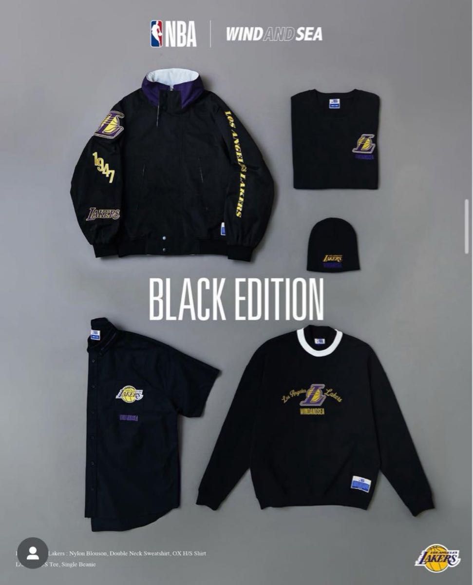Wind and sea NBA レイカーズ ウィンダンシー スタジャン LAKERS Wind and sea NBA レイカーズ ウィンダンシー スタジャン LAKERS