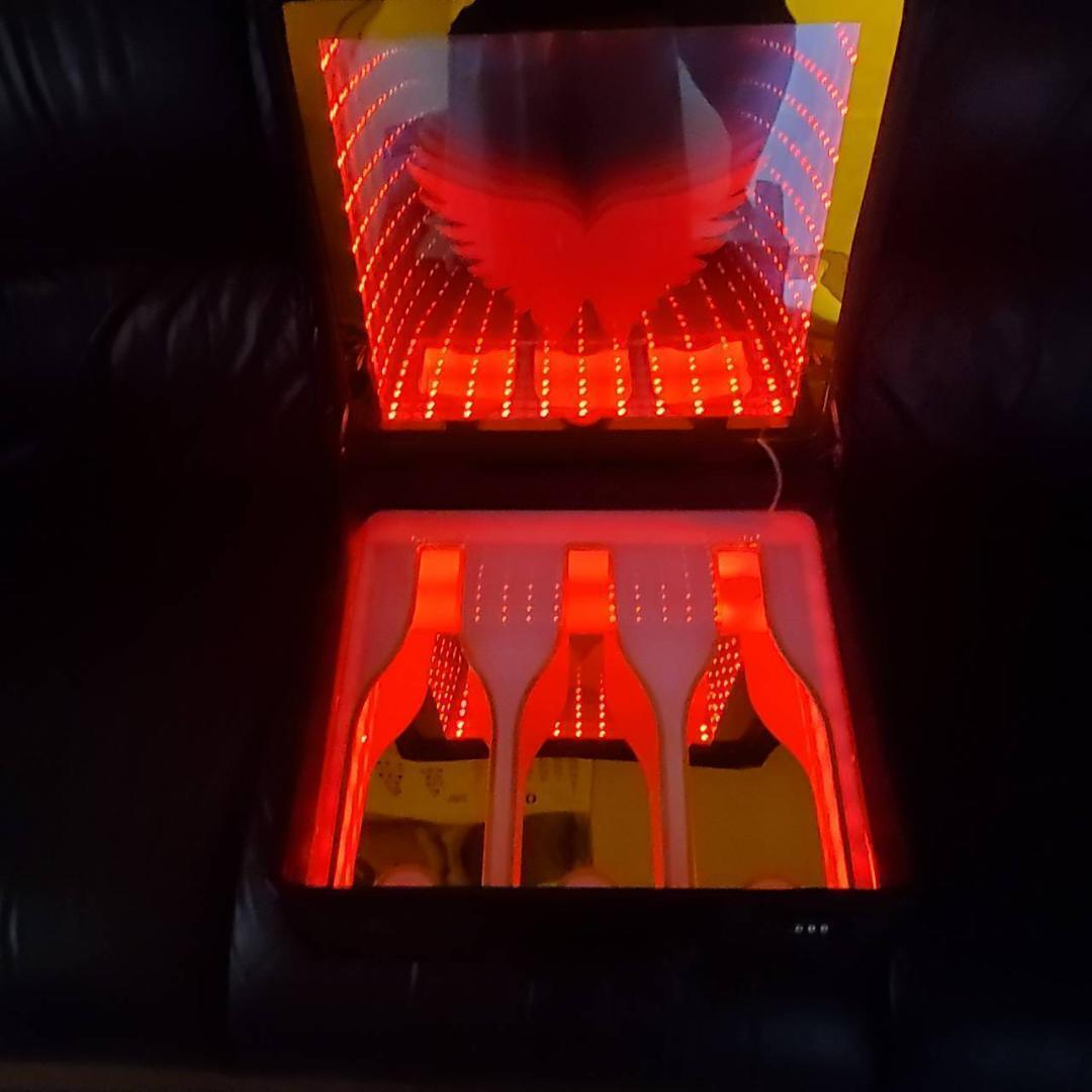 送料無料 希少 エンジェル アタッシュ ケース ANGEL シャンパン LED ライト シャンパン バースデー キャバクラ ARMAND .