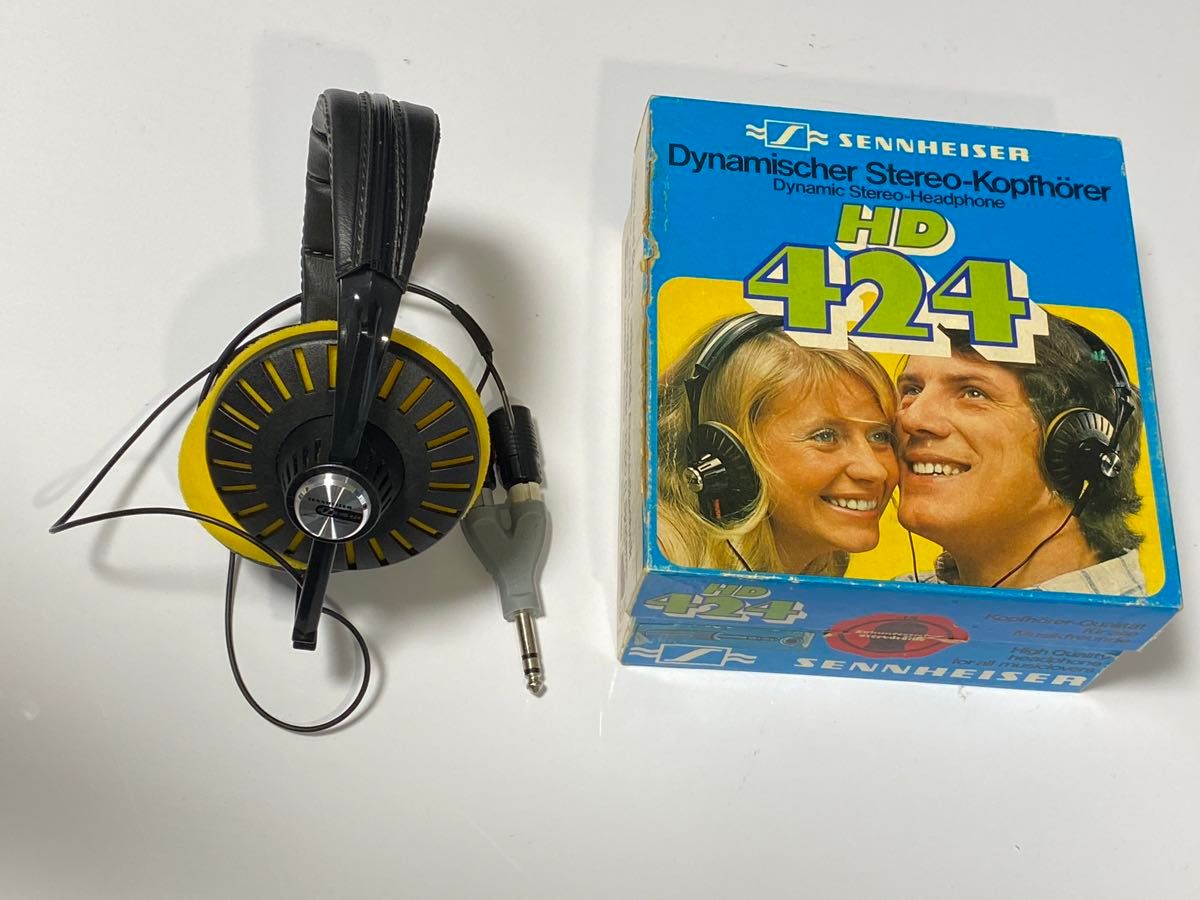 SENNHEISER HD424 ビンテージヘッドホン 箱付き HD414上位 SENNHEISER HD424 ビンテージヘッドホン 箱付き HD414上位