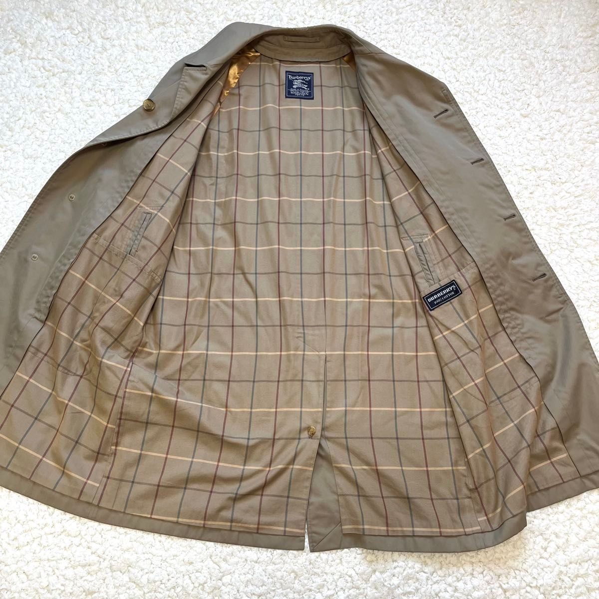 バーバリーズ SHEARFORD ステンカラーコート 丸善別注 玉虫 バーバリーズ SHEARFORD ステンカラーコート 丸善別注 玉虫