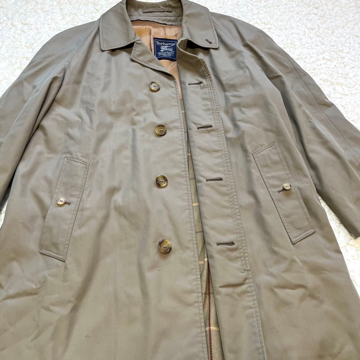 バーバリーズ SHEARFORD ステンカラーコート 丸善別注 玉虫 バーバリーズ SHEARFORD ステンカラーコート 丸善別注 玉虫
