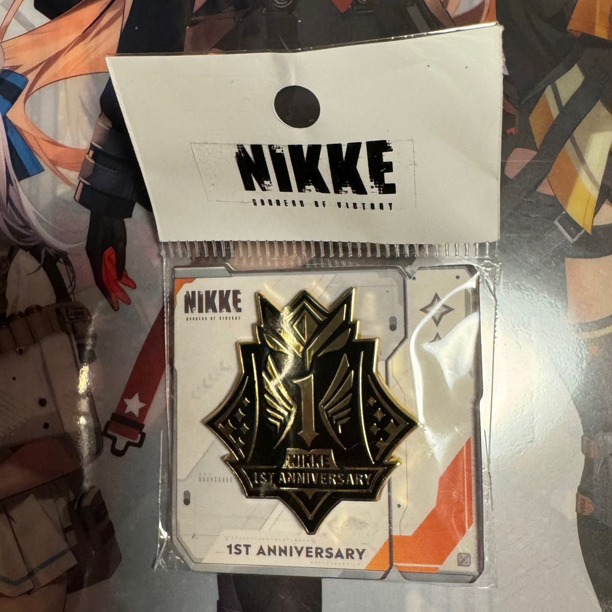 NIKKE 非売品 レア 公式 ピンバッジ 一周年 アニバーサリー エンブレム NIKKE 1th 記念 非売品 ピンバッジ アニバーサリー|Yahoo
