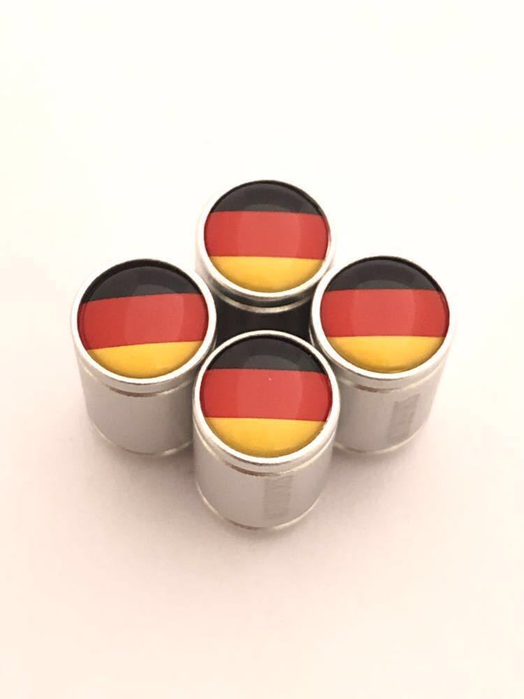 ドイツ 国旗 ホイール エア バルブキャップ MINI クーパー クーパーS クラブマン クロスオーバー コンバーチブル b_画像1