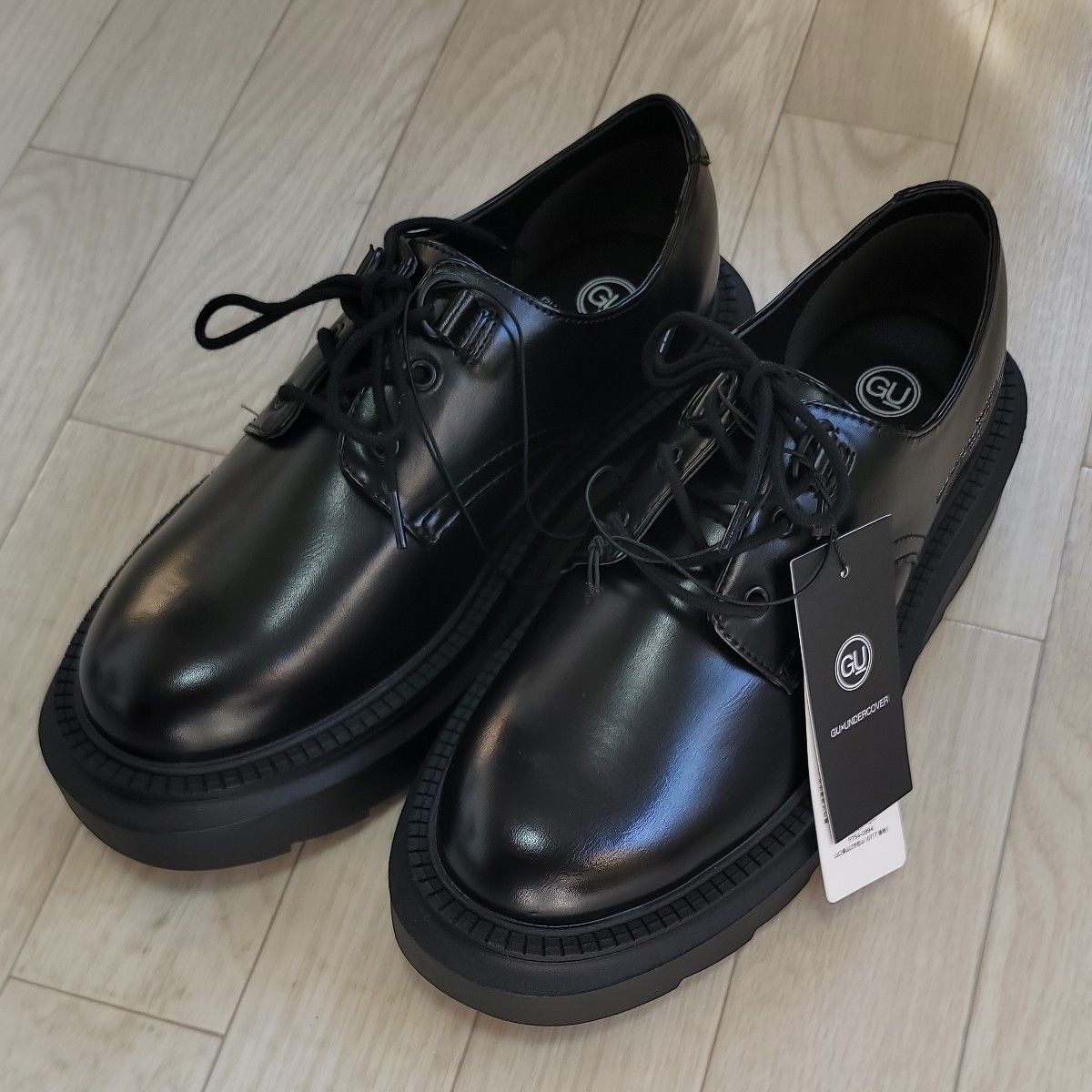新品未開封】GU UNDERCOVER チャンキーソールプレーントゥ 新品未開封】GU UNDERCOVER チャンキーソールプレーントゥ