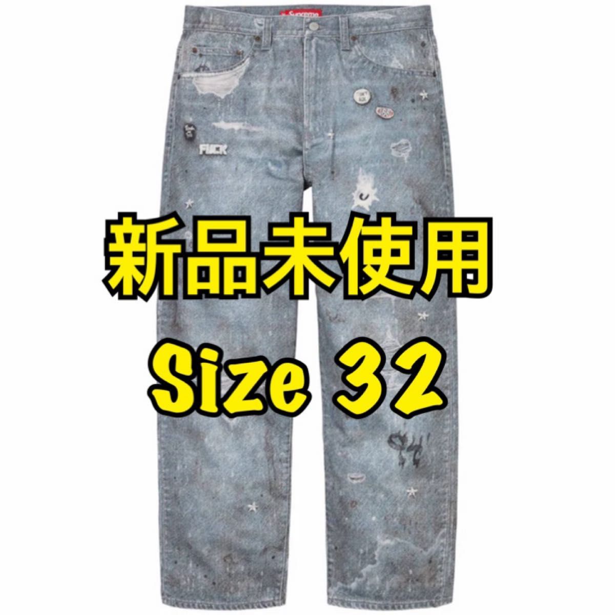 Supreme HJR Trompe Loeil Loose Fit Jean デニム ジーンズ Supreme HJR Trompe Loeil Loose Fit Jean デニム ジーンズ