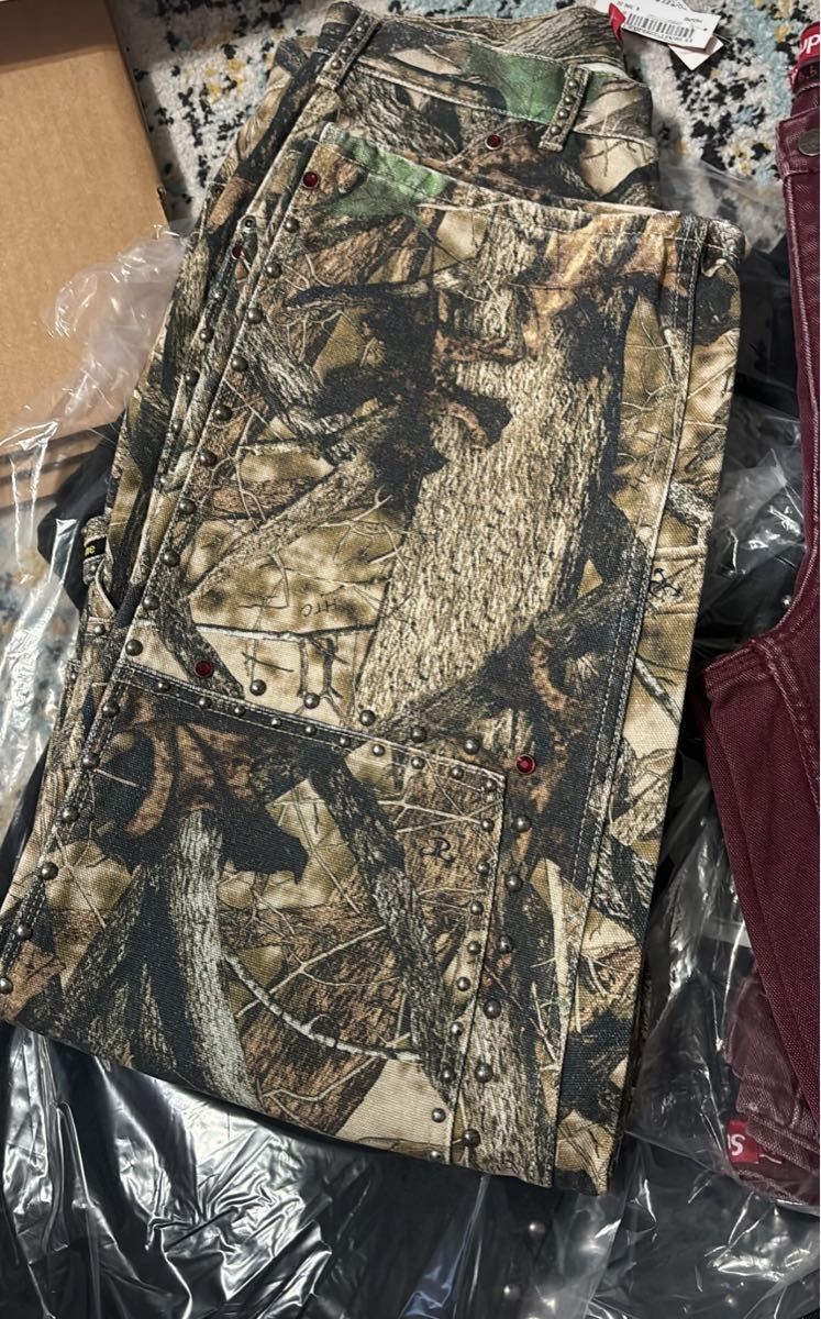 Supreme B B Simon Studded Double Knee Painter Pant Camo Supreme B B Simon Studded Double Knee Painter Pant Camo