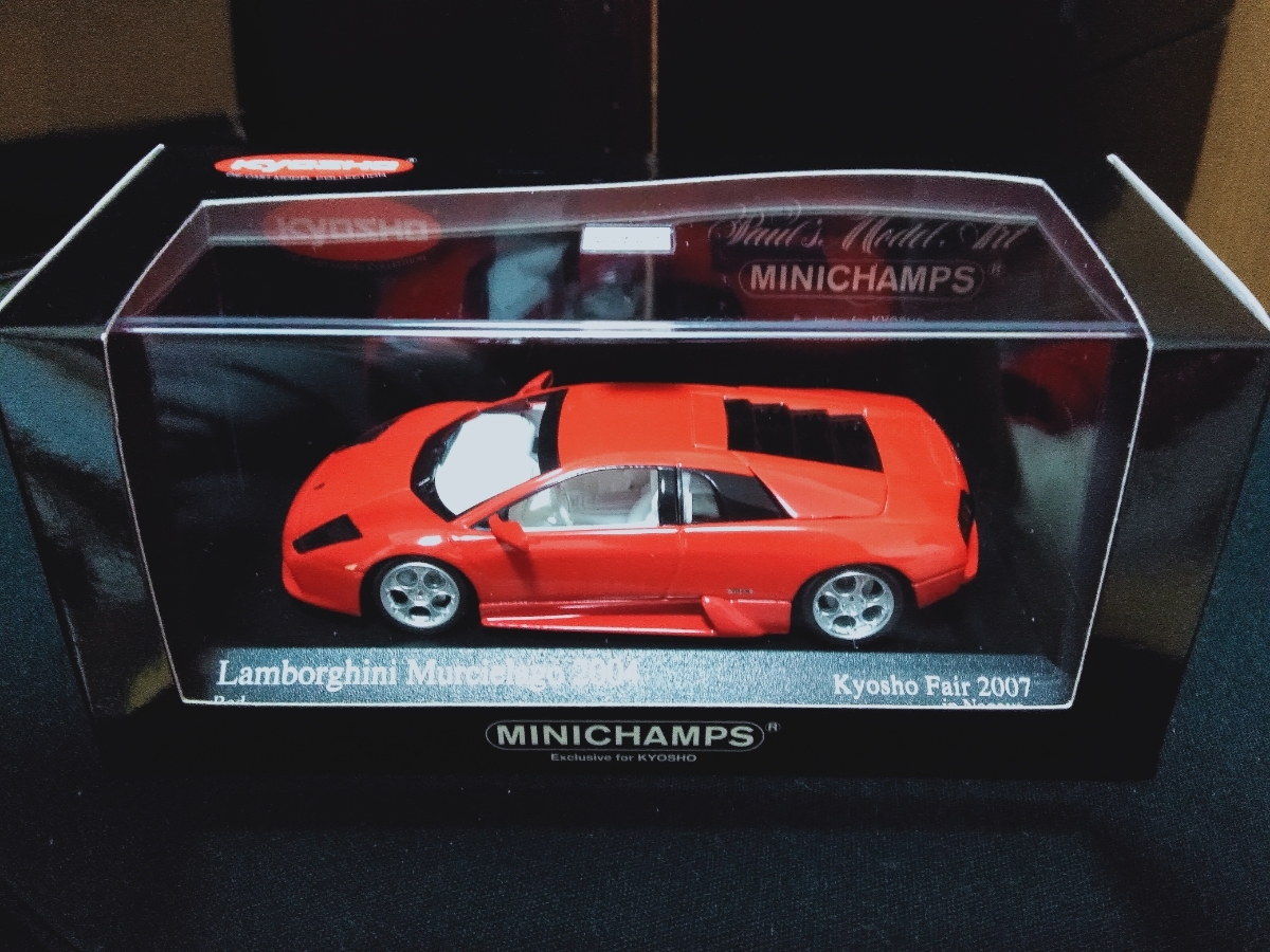 1/43 PMA ミニチャンプス Lamborghini Murcielago ランボルギーニ ムルシエラゴ 2004 RED 京商フェア2007in名古屋_画像3