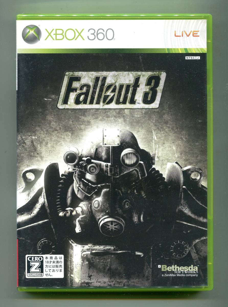 ヤフオク Fallout 3 フォールアウト3 日本盤 Xbox360 動作