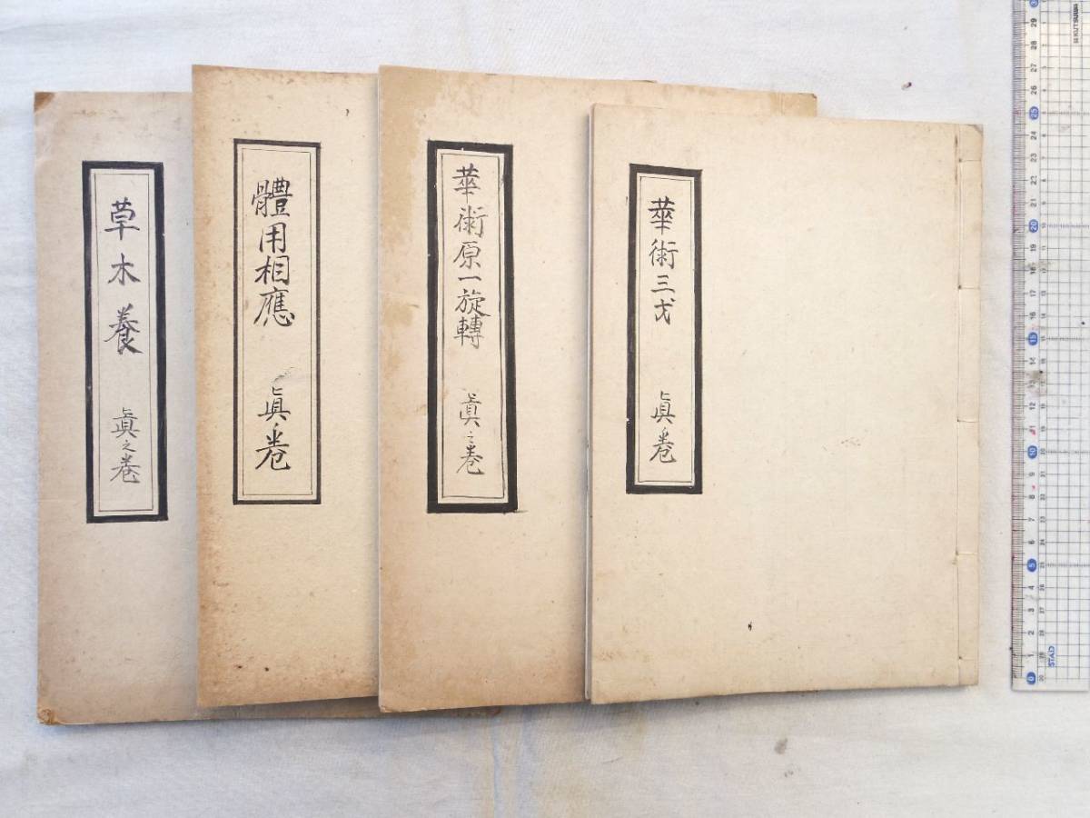 2022春夏新色】 直筆】 伝書 0027085【末生流 華術三才之真巻 末生斎廣