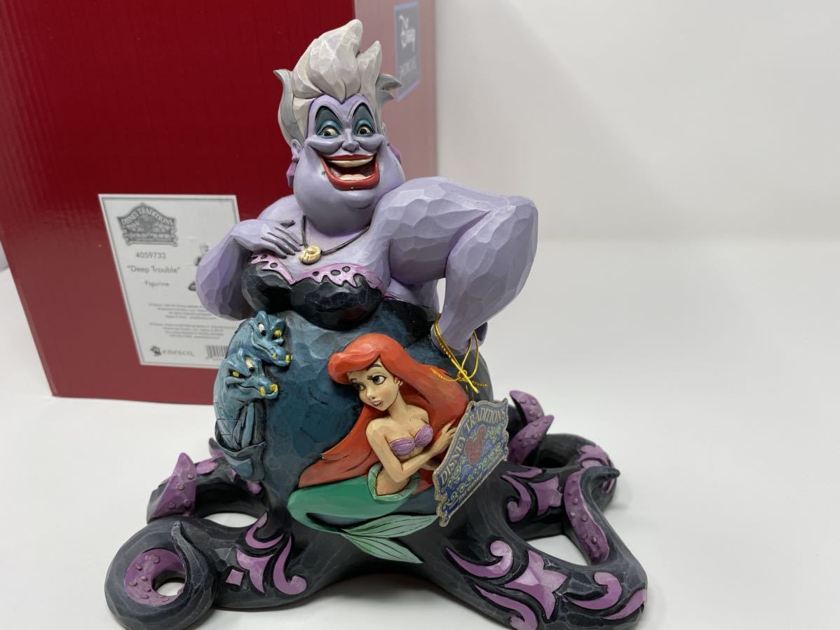 Gift Jim Shore Disney Traditions Deep Trouble アースラ リトルマーメイド ヴィランズ 海の魔女 リトル マーメイド 売買されたオークション情報 Yahooの商品情報をアーカイブ公開 オークファン Aucfan Com