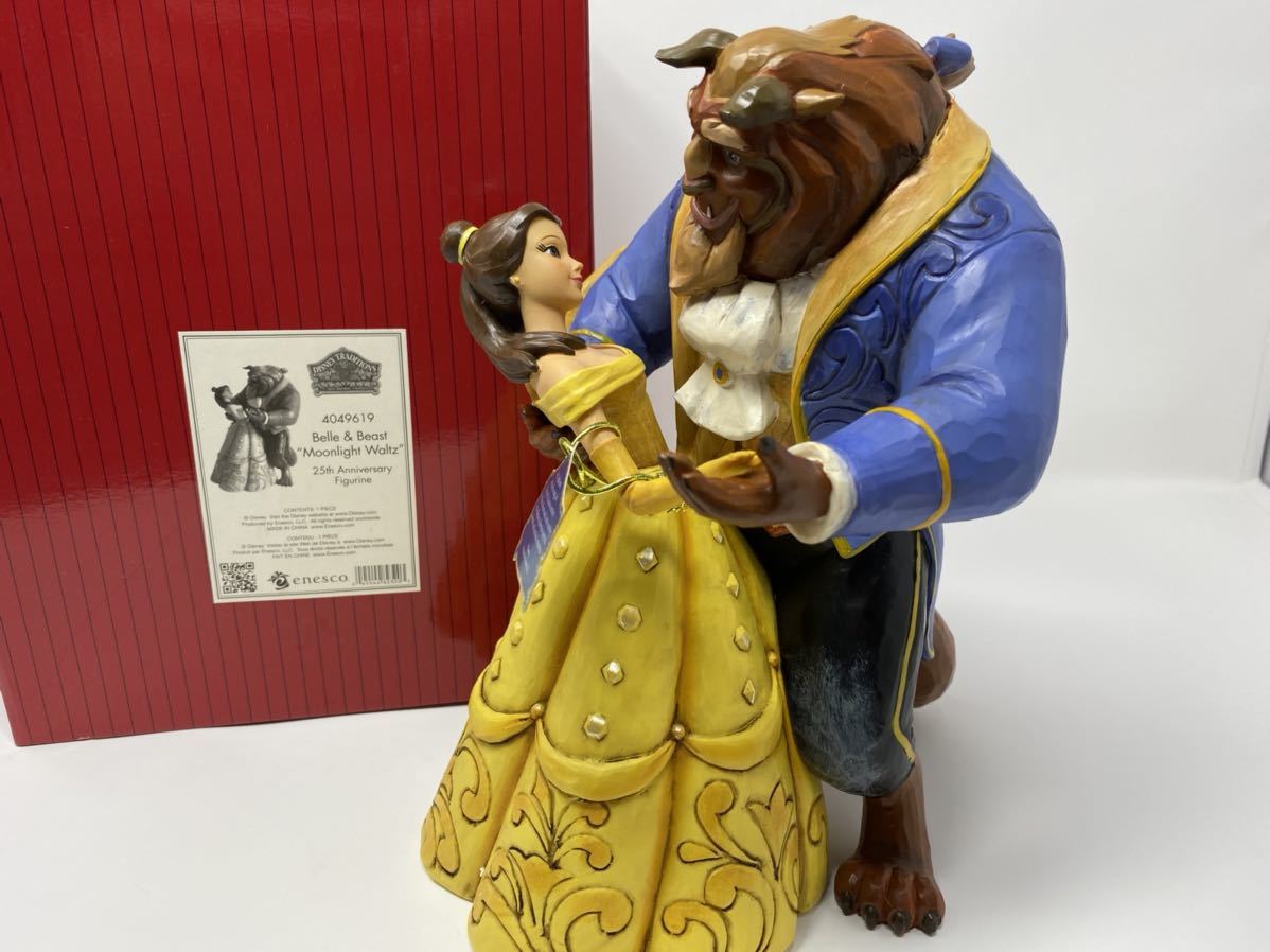 Jim Shore Disney Traditions Beauty and the Beast！　美女と野獣　フィギュア　ムーンライトワルツ！　ジムショア