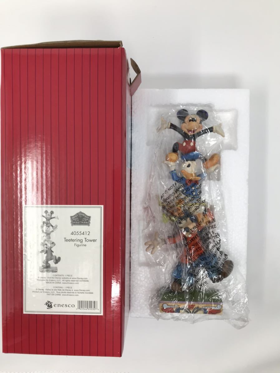  Goofy Donald Mickey Teetering Tower Christmas!GIFT! Jim Shore Disney Traditions Jim shoa.. regarding . tower 