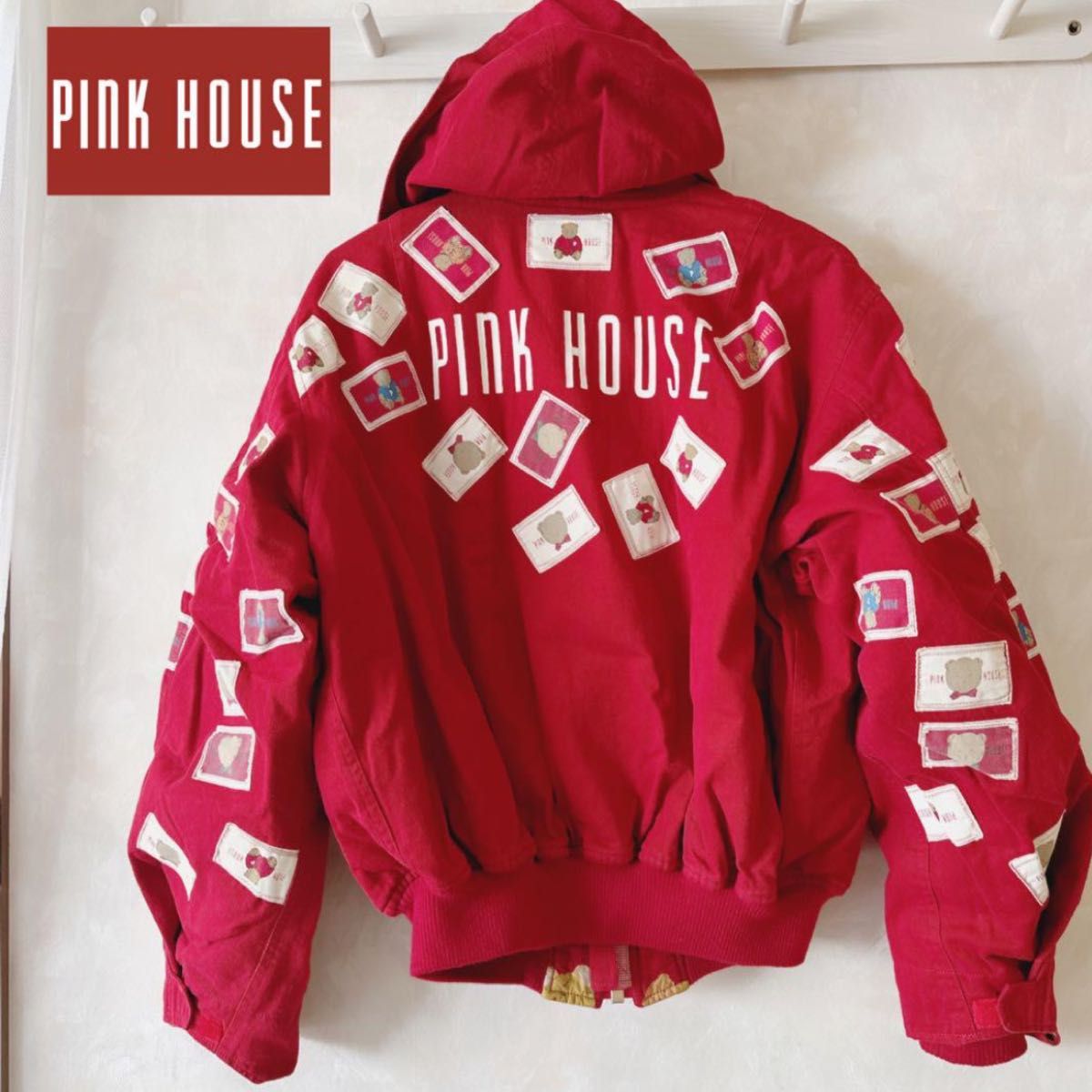 90's PINK HOUSE ピンクハウス テディベア ブルゾン|Yahoo 90's PINK HOUSE ピンクハウス テディベア ブルゾン|Yahoo