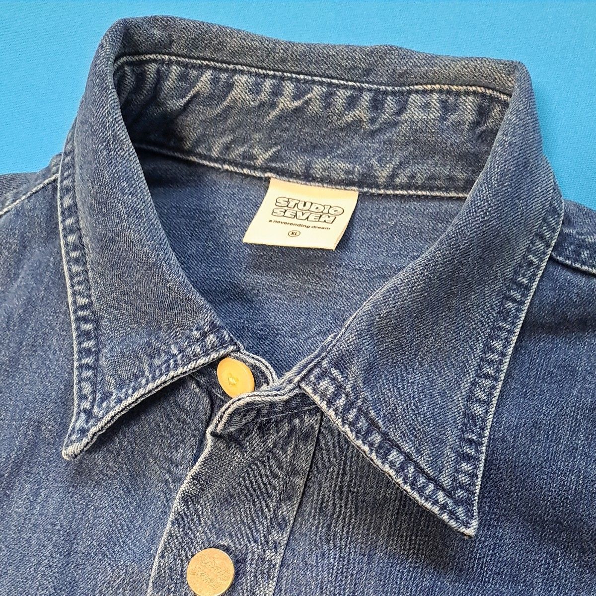STUDIO SEVEN デニム ジャケット XL メンズ ワークシャツ GU STUDIO SEVEN デニム ジャケット XL メンズ ワークシャツ GU