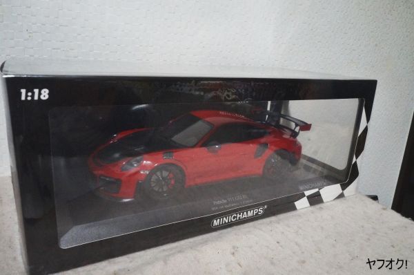 ミニチャンプス ポルシェ 911 GT2 RS 2018 1/18 ミニカー 赤 ミニチャンプス ポルシェ 911 GT2 RS 2018 1/18 ミニカー 赤