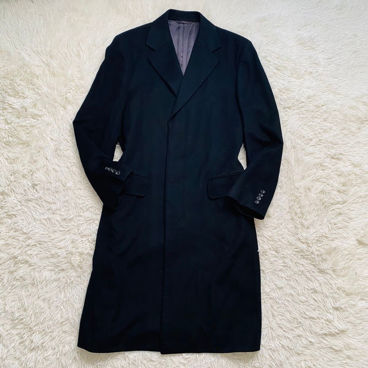 極美品XLジバンシーカシミア100%チェスターコートダブルマキシ丈 極美品XLジバンシーカシミア100%チェスターコートダブルマキシ丈