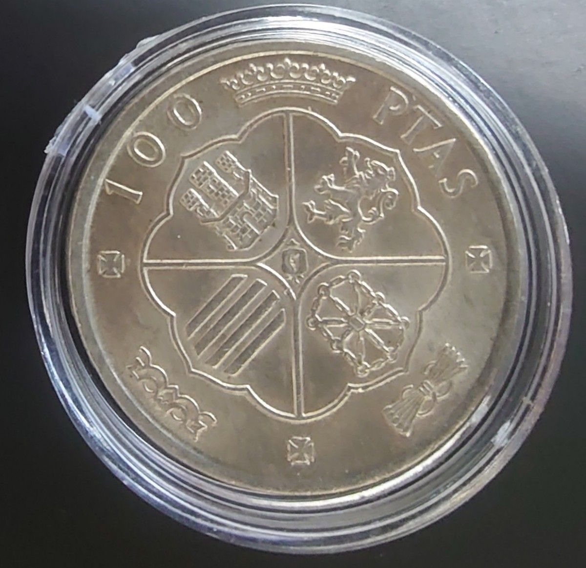 1966年 スペイン銀貨 100ペセタ フランシスコ・フランコ銀貨 1966年 スペイン銀貨 100ペセタ フランシスコ・フランコ銀貨