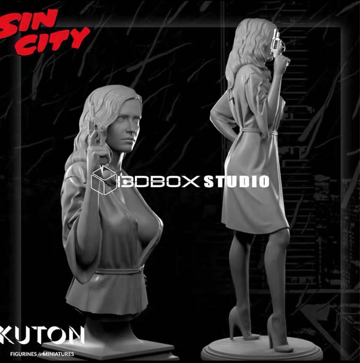 【メーカー直売】 アクションフィギュア 1/6 ガレージキット 未塗装 シン・シティ その他