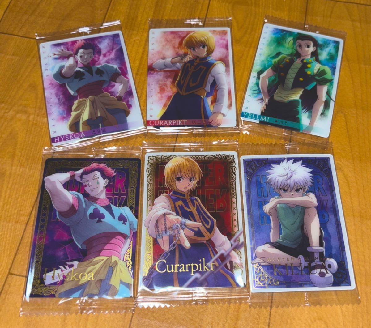 ハンターハンター HUNTER×HUNTER 板ジャガカード クラピカ ハンターハンター HUNTER×HUNTER 板ジャガカード クラピカ
