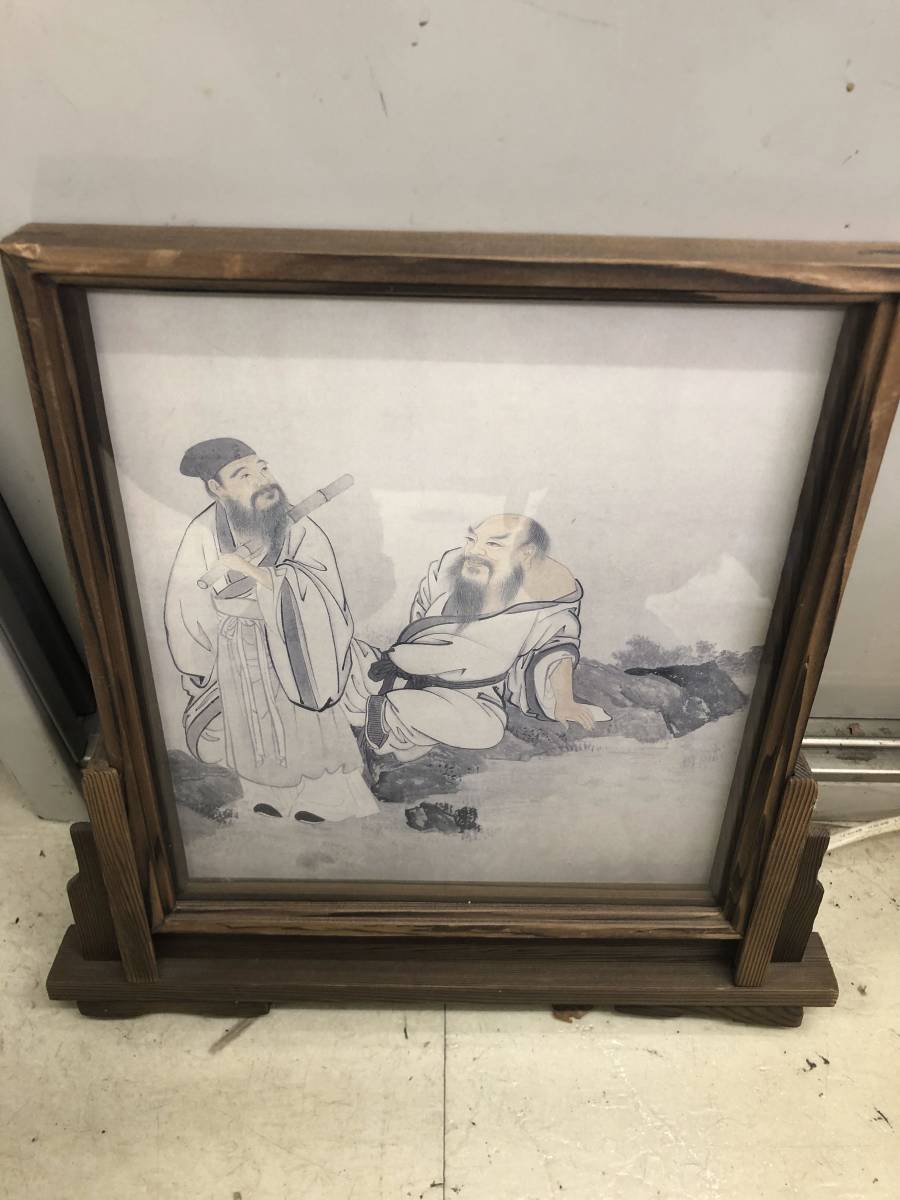 【中古品】絵画 中国 武将 紀元前_画像1