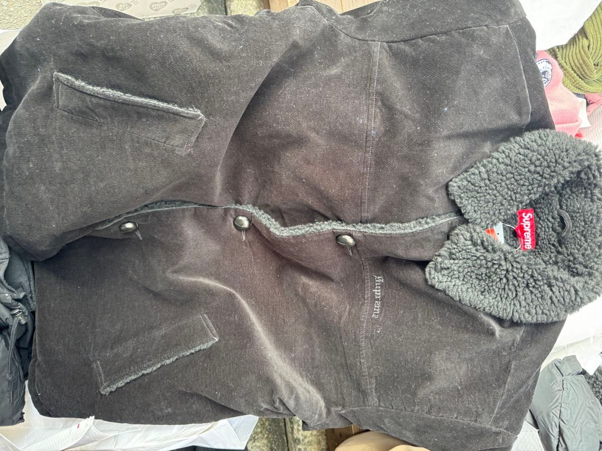 Supreme Kindermann Uncut Corduroy Car Coat Supreme Kindermann Uncut Corduroy Car Coat