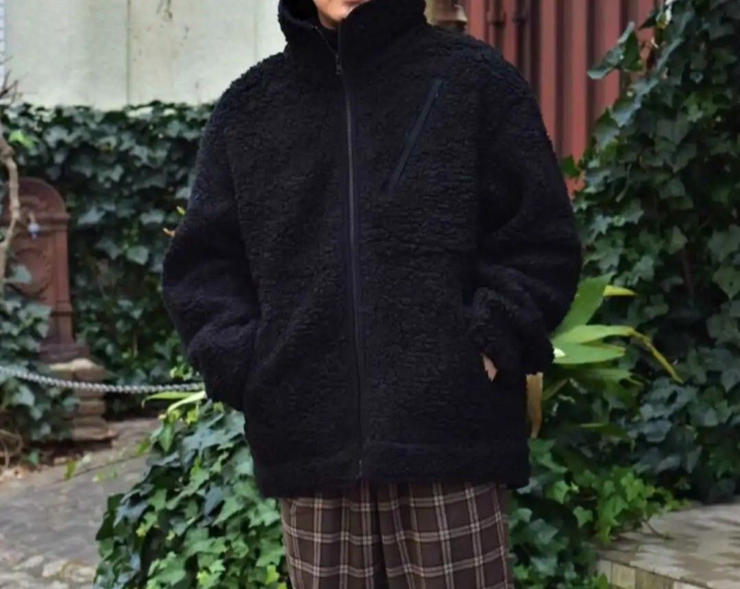 THE NORTH FACE PURPLE LABEL WOOL BOA FLEECE FIELD JACKET THE NORTH FACE PURPLE LABEL WOOL BOA FLEECE FIELD JACKET